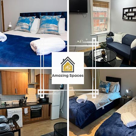 City Centre 2 Bed Flat Sleeps 3 For Work And Leisure With Free Wifi By Amazing Spaces Relocations Ltd Warrington Kültér fotó